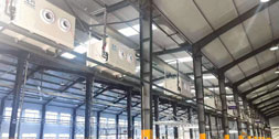 專業(yè)廠房降溫新方案，蒸發(fā)冷省電空調(diào)三式安裝適配多樣場景