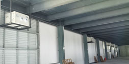 蒸發(fā)冷省電空調(diào)-臥式射流機組應(yīng)用于廠房車間降溫