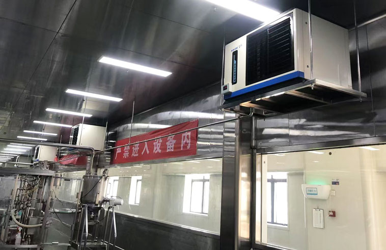 工業(yè)廠房車間制冷降溫，安裝蒸發(fā)冷省電空調(diào)-臥式軸流機(jī)型