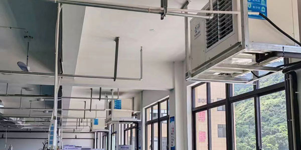 汽配廠房車間降溫裝蒸發(fā)冷省電空調(diào)比傳統(tǒng)空調(diào)，更環(huán)保省錢省電